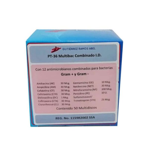 Multipac Tab PT-36 ID MULTIBAC I.D. MULTIDISCOS COMBINADOS 50 PZS