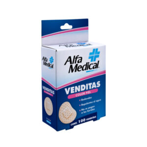 Venditas Alfa Medical color piel 100 piezas